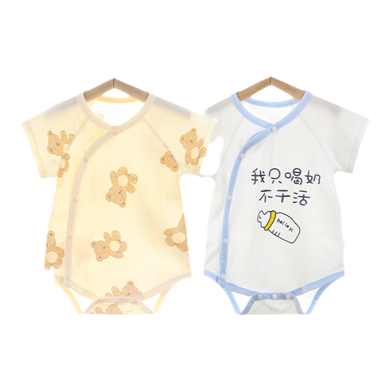 贝乐咿纯棉夏季包屁衣