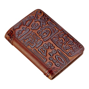 英皇保罗钱包男款真皮卡包一体三折驾驶证零钱包复古皮夹子送爸爸