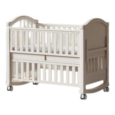 实木婴儿新生bb摇篮床拼接床环保