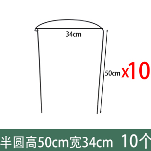 园艺支架半圆形铁艺支架种花支撑架防倒固定铁架子多功能组合架子