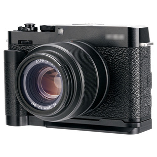 JJC 适用于富士XE4手柄 替代MHG-XE4 X-E4快装板L型 竖拍板 防滑皮 支架底座  复古微单富士X-E4手柄