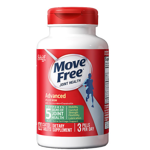 美国原装进口schiff MoveFree/益节氨糖软骨素维骨力护关节绿瓶*2