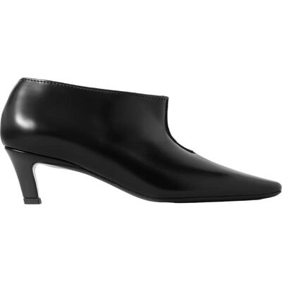 TOTEME女士春夏摩登亮面皮革踝靴