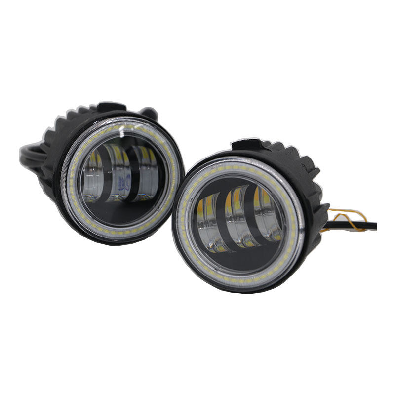适用于英菲尼迪Q70L QX80 QX70 FX35 EX25改装LED天使眼透镜雾灯