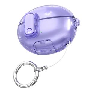 适用华为freebuds7i保护套freeclip2耳机保护壳pro4外壳clip创意锁扣开关透明pro3秒变支架玫瑰金6i软壳新款