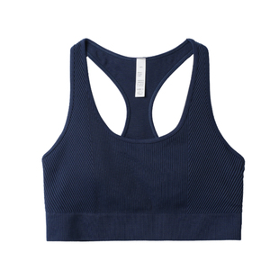 健身系列 中强度女士运动文胸 无缝一体文胸运动羽毛球网球内衣