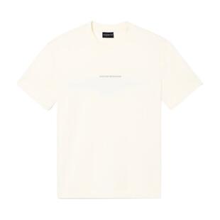 EMPORIO ARMANI/阿玛尼春夏新款男女情侣圆领短袖正肩印花复古T恤