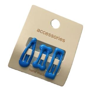 元气少女mini刘海夹彩色多巴胺小骨头发夹迷你bb夹女童小碎发发饰