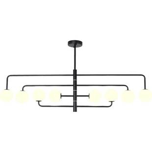 北欧极简设计师斜顶房分子球吊灯复式阁楼斜坡尖顶卧室书房客厅灯