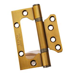 4寸不锈钢子母合页静音轴承房门木门免开槽铰链5寸黑色活页折合页