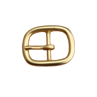 纯铜皮带扣实心黄铜休闲女士针扣腰带扣头裤带扣卡子配件3.0cm