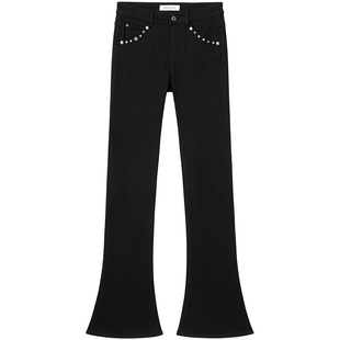 【Bella Hadid同款】保暖磨毛Miss Sixty2025冬季牛仔裤喇叭裤