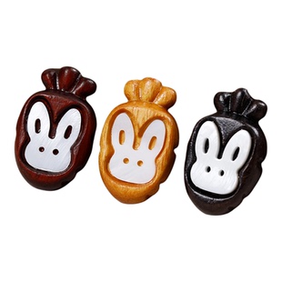 黑檀胡萝卜镶嵌白贝母配件DIY个性饰品手串项链兔子隔珠配饰吊坠