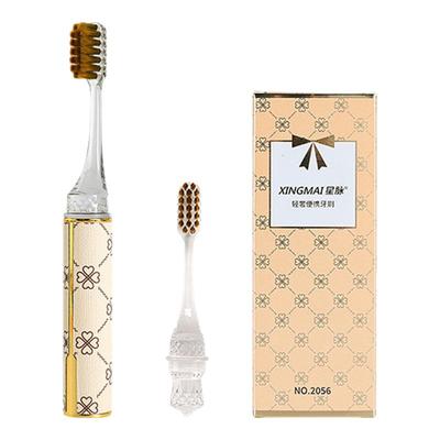 软毛折叠口红便携式护龈情侣牙刷成人清洁能力强高档旅行礼盒套装