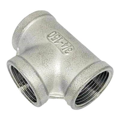 推荐304不锈钢带内丝水管小三通