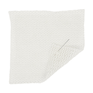 事儿THINGER 米白稀疏透感针织 轻软薄镂空 设计师面料