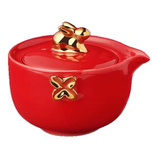 故宫 玉兔迎喜便携茶具套装 户外旅行伴手礼文创 官方正品