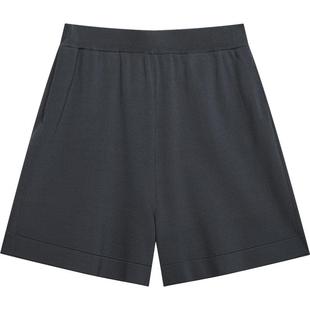 播冰丝针织短裤女夏季直筒百搭休闲运动五分裤DDR2KD5765