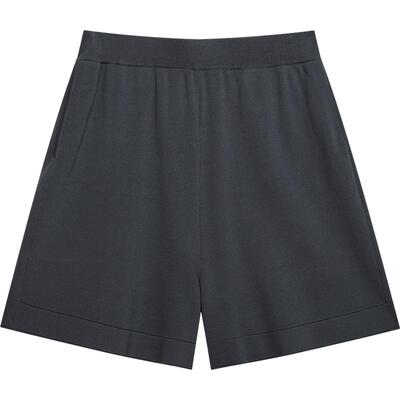 播冰丝针织短裤女夏季直筒百搭休闲运动五分裤DDR2KD5765