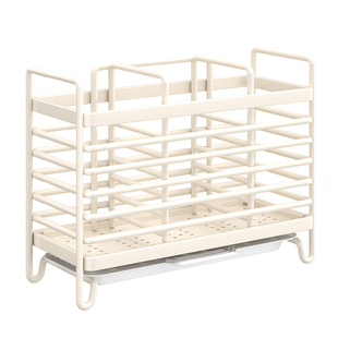 日本筷子收纳盒厨房筷子筒壁挂式筷笼多功能勺子筷子篓沥水置物架