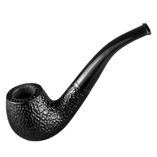 檀木石楠木实木过滤烟斗男士传统老式烟丝旱烟袋铜锅烟杆全套配件