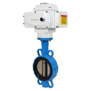 电动蝶阀D971X瓦特斯良工沪工不锈钢碳钢远程控制阀门太阳能一体