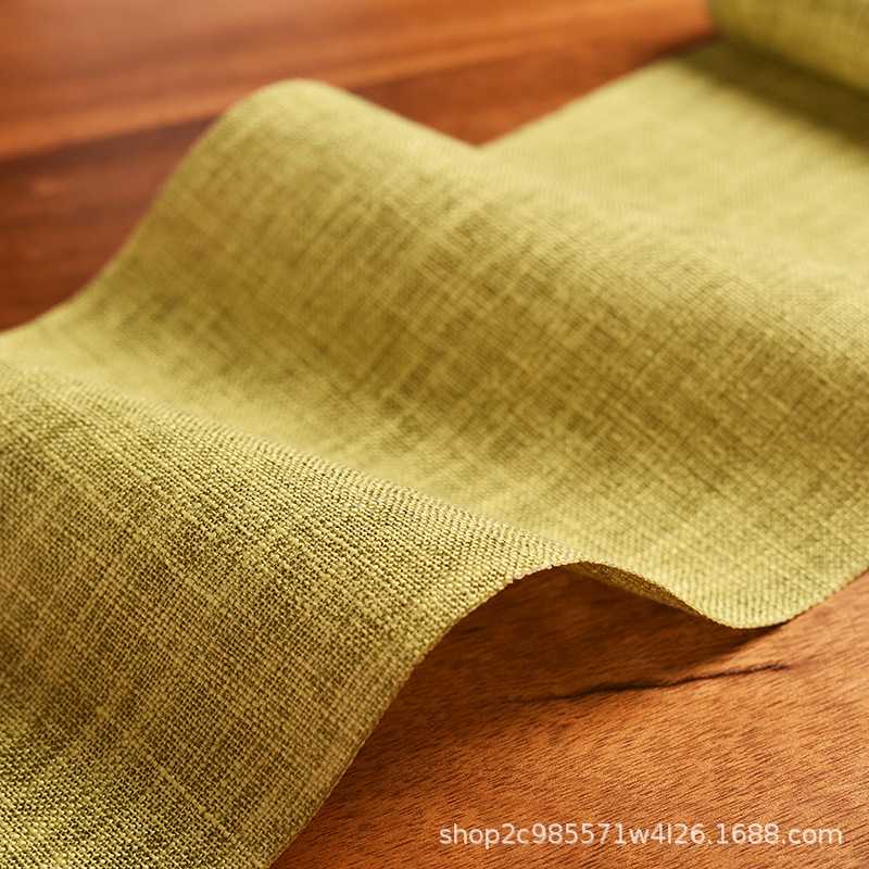 防水素色茶席布棉麻大垫桌茶具配件号中式功夫垫艺禅意茶盘布桌旗