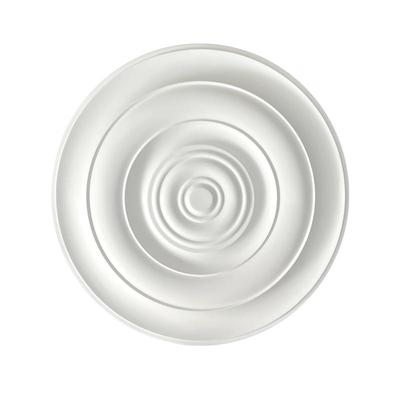 法式PU灯盘简约水波纹网红波浪盘