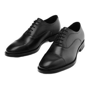 西班牙MD简约英伦风商务休闲正装黑色皮鞋真皮德比结婚鞋