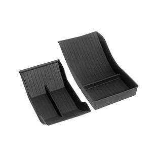 TPARTS适用特斯拉Model3Y中控储物盒内饰下层TPE垫车载用品配件丫