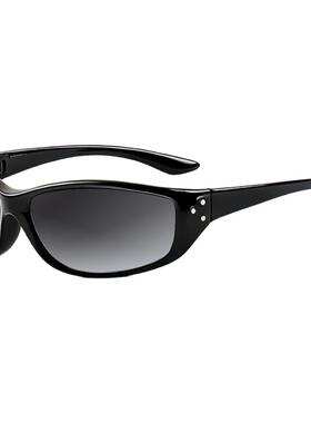 y2k千禧风窄框运动猫眼近视墨镜