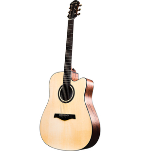 【果木浪子推荐】莫哈米吉他云杉单板民谣初学者女男生入门41寸