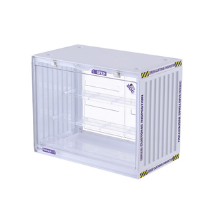 日本盲盒收纳展示架大容量亚克力Labubu透明收纳手办展示盒柜架