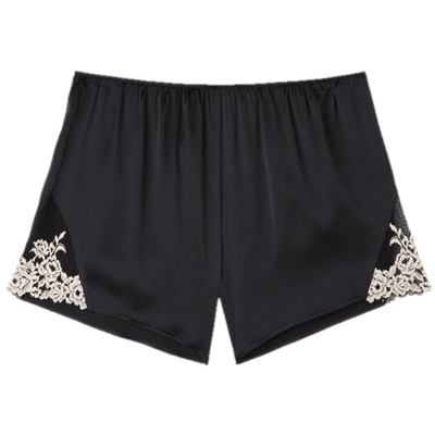 Intimissimi意舒漫舒适桑蚕丝镂空花卉蕾丝家居短裤睡裤PC1294E