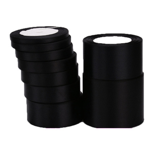 2/4cm宽黑丝带缎带绸带婚庆椅背蝴蝶结飘带礼品包装彩带织带包邮