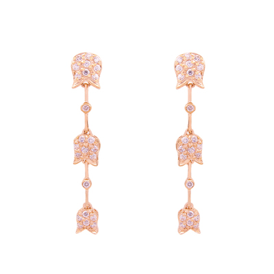 AWNL霖奈铃兰花幸福三重奏耳环