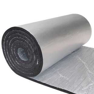 阳光房屋顶隔热棉双面铝箔自粘橡塑板耐高温阻燃防晒隔热保温材料