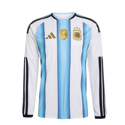 世界杯阿根廷主场球迷版长袖球衣