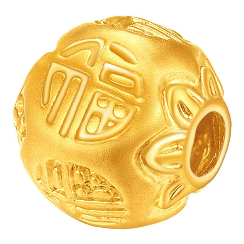 千年珠宝黄金手链转运珠999足手饰