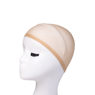 假发压发帽 lolita一头通发网加固加宽边厚发量肤色网帽隐形固定