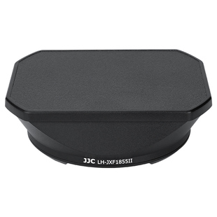 JJC 适用富士XF 18-55遮光罩XF 14mmF2.8 R镜头XT5 XT4 XT20 XT10 XT3 XT30 XS10相机镜头配件 方形复古金属