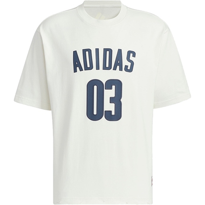 劲浪体育adidas阿迪达斯男子运动休闲短袖T恤JM7232