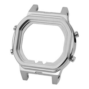 均思手表配件 适配casio卡西欧小方块电子表GW-B5600改装内壳 不锈钢机芯壳钢壳替换配件男gw-b5600内壳