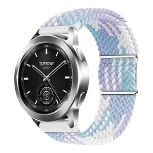 适用小米watchS4编织手表带sport4代腕表S3运动S2智能s1pro磁吸新款color男女式华米gtr4专用替换秋冬季腕带