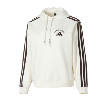 【自营】Adidas阿迪达斯MS HOODY女针织运动休闲连帽套头衫KC0034
