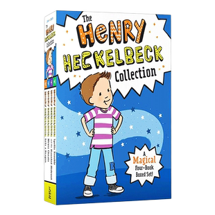英文原版 The Henry Heckelbeck Collection 亨利·赫克贝克系列1-4 男孩成长魔法主题章节书 英文版 进口英语原版书籍