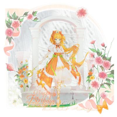 现货小花仙萨维利生日特典­烬舞轻纱系列场景立牌桌面装饰摆件