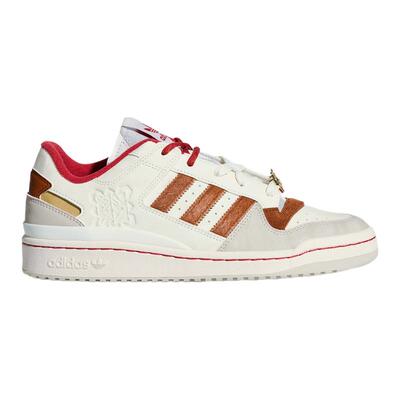 三叶草FORUM LOW CL马年新年款李现同款男女板鞋休闲鞋KJ8751