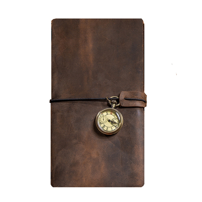 梧桐别院真皮牛皮活页tn手账本a5