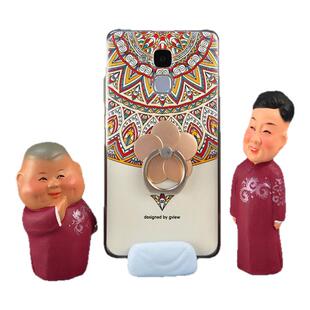 泥人张彩塑 郭德纲说相声 手机座 办公室摆件 可爱娃娃会议伴手礼
